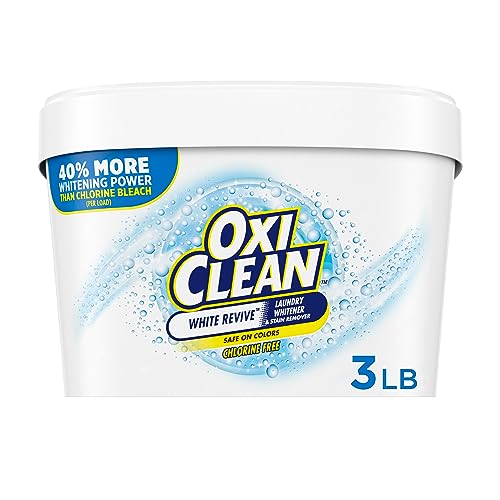 OxiClean White Revive Laundry Whitener and Stain Remover Powder, 5 lb