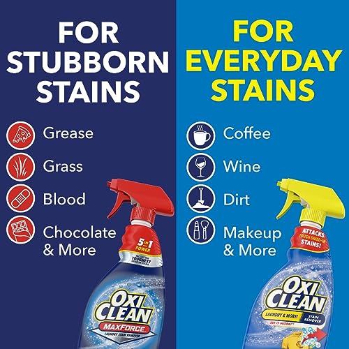 Oxi Clean Max Force Laundry Stain Remover Spray, 12 Fl. Oz, 3-Pack